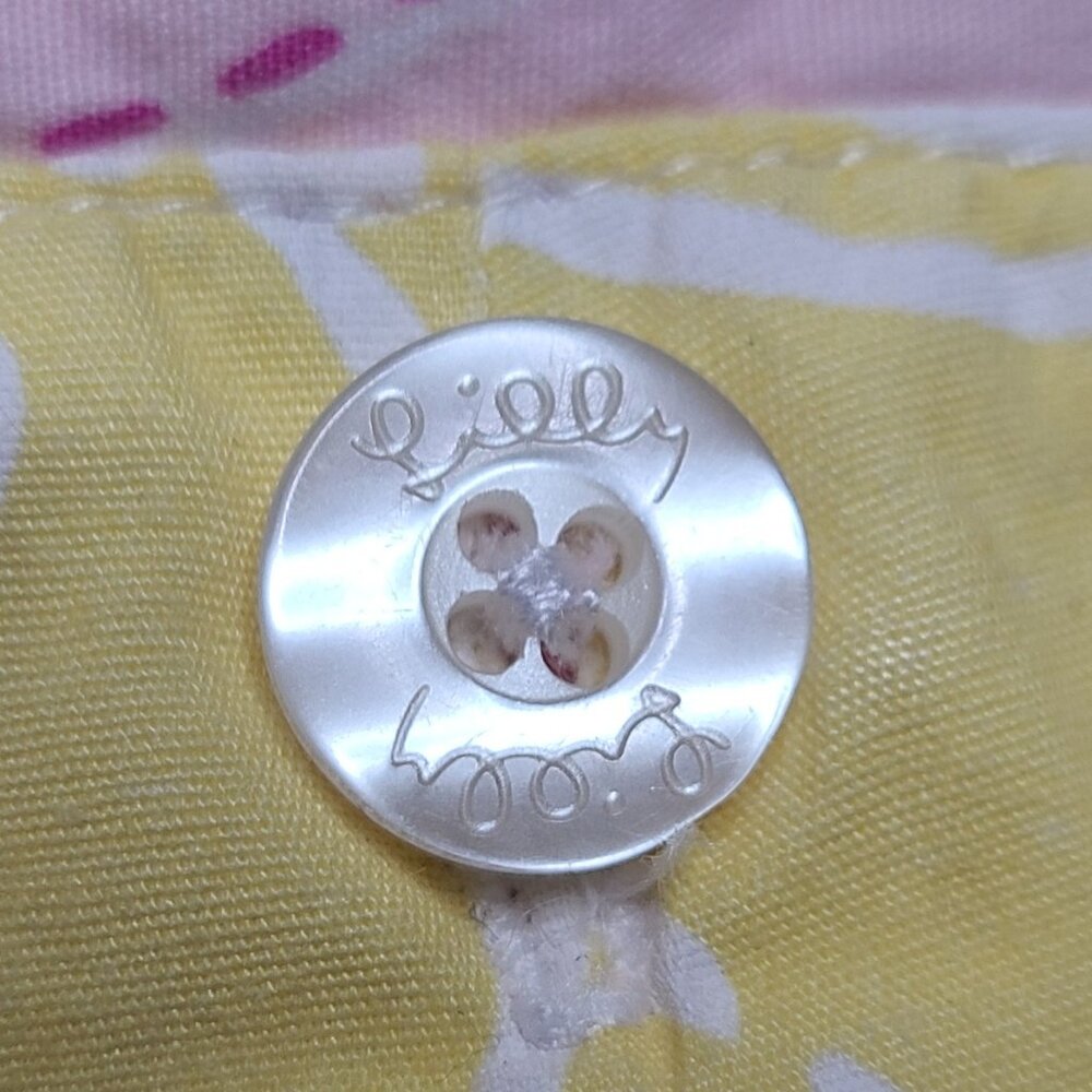 Lilly Pulitzer Multi Color Patchwork Pants Size 8-Vintage - Picture 10 of 16